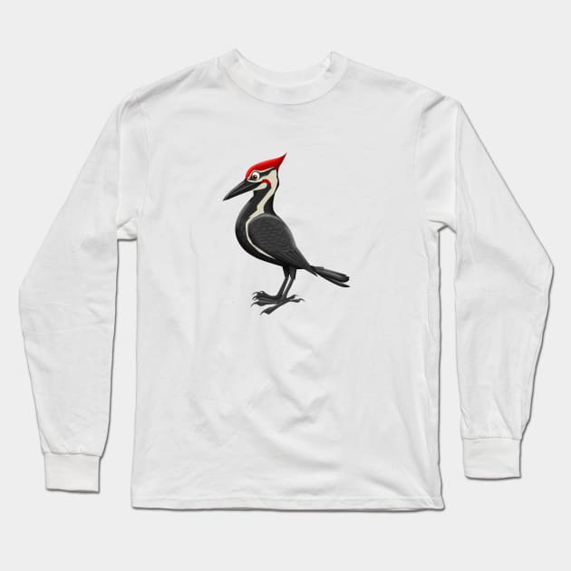 woodpecker Long Sleeve T-Shirt by Wickedcartoons